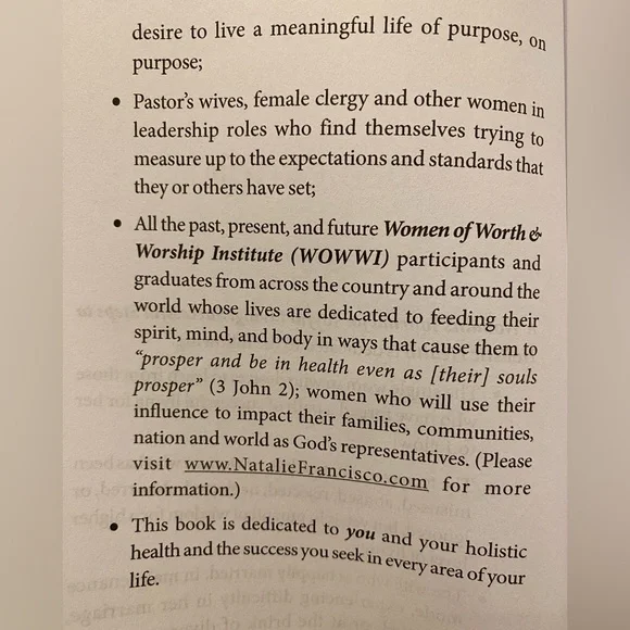 A Woman's Journal for Joyful Living (A book written by Dr. Natalie A. Francisco) - Picture 8 of 8